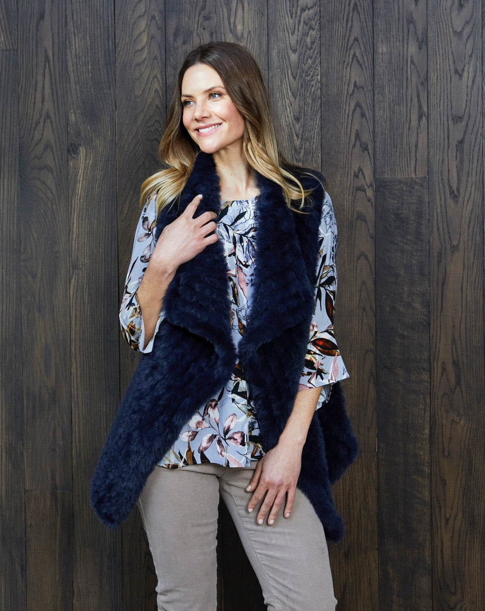 Jump Waterfall Collar Vest Uptown Country Gloucester