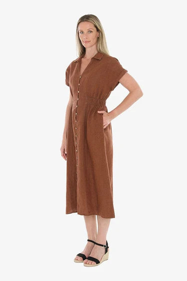 Elastic Waist Dress - Nutshell