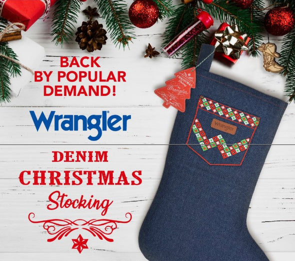 Wrangler Denim Christmas Stocking