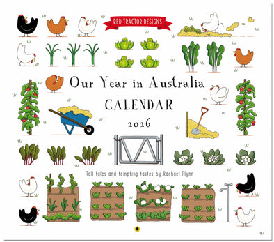 Red Tractor Designs Calendar 2026