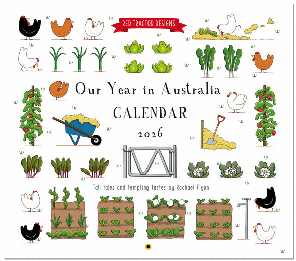 Red Tractor Designs Calendar 2026