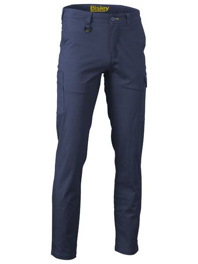 Bisley Stretch Cotton Drill Cargo Pants - Navy