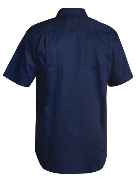 Bisley Cool Lightweight Drill Shirt - Navy