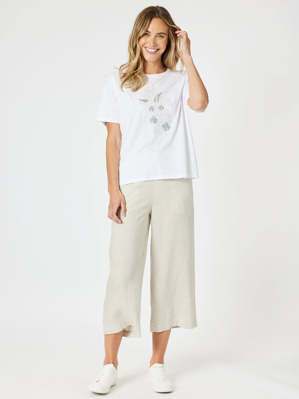 Silver Pineapple Tee