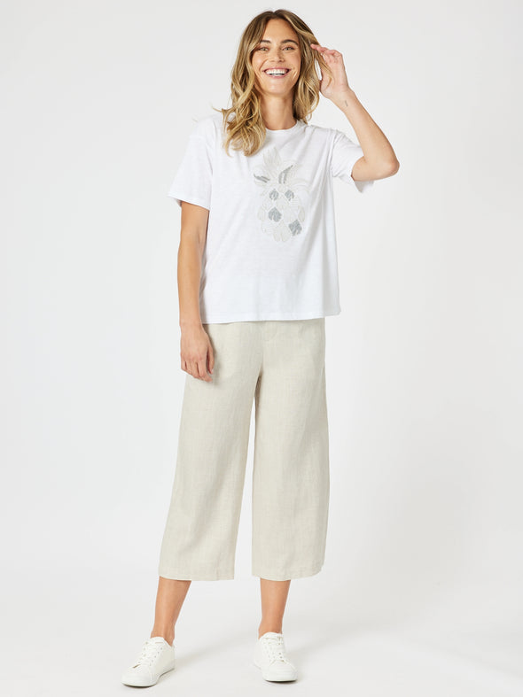Silver Pineapple Tee