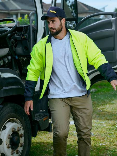 Bisley Hi Vis Bomber Jacket