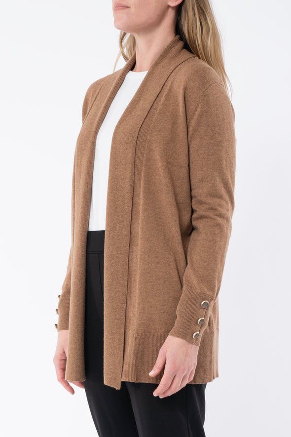 Longline Shawl Collared Cardigan