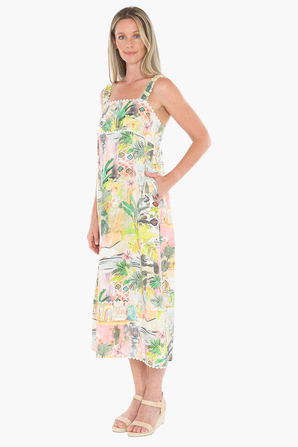 Tiger Island Ric Rac Dress