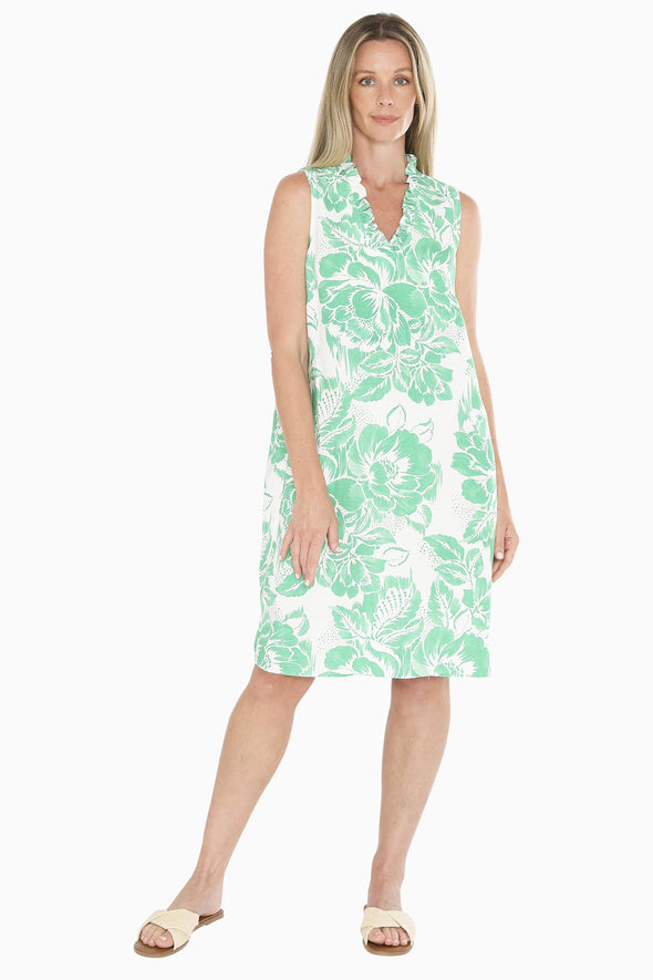 Tuscan Rose Dress - Apple