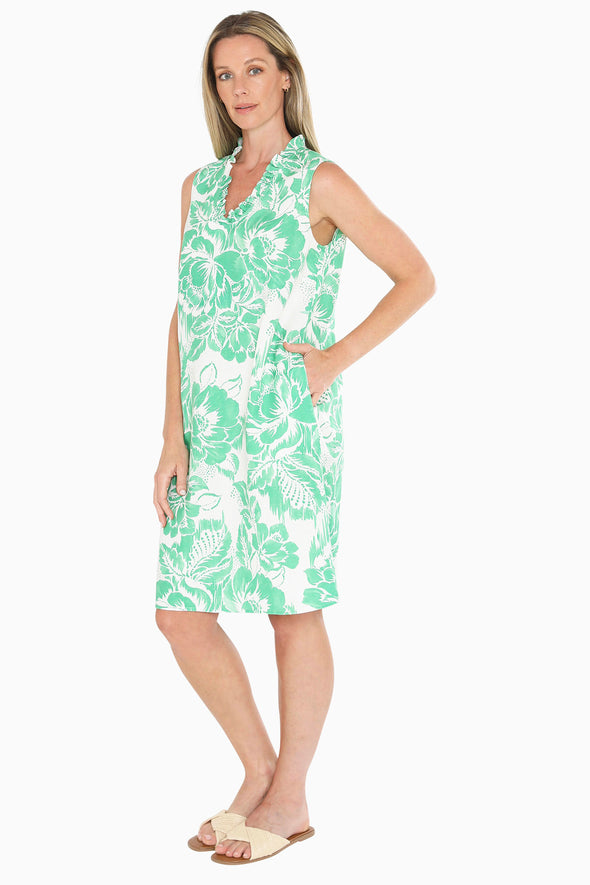 Tuscan Rose Dress - Apple