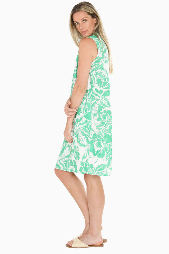 Tuscan Rose Dress - Apple