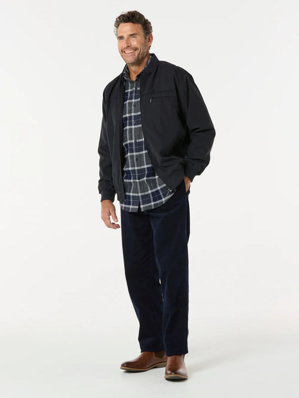 Breakaway Microfibre Bomber Jacket - Black