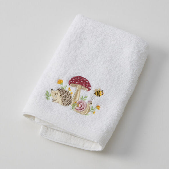 Mushroom Meadow Bath Towel and Face Washer Set