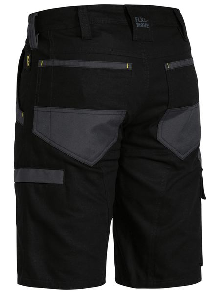 Bisley Flex Move Stretch Cargo Short - Black