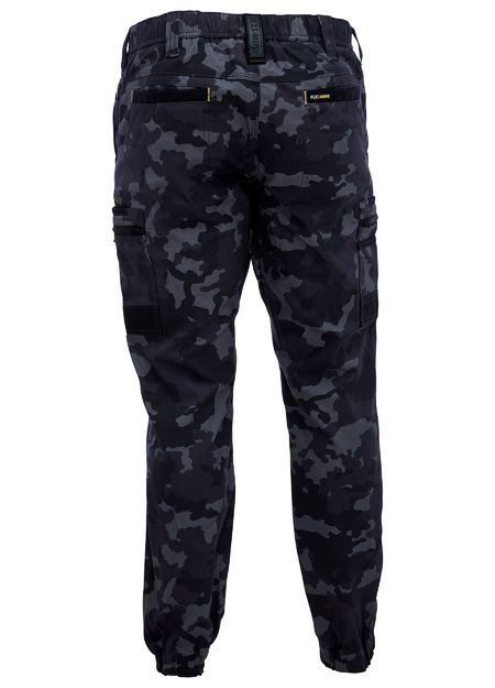 Bisley Flex And Move Stretch Camo Pant - Charcoal