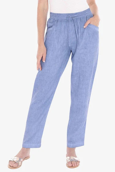Coastal Pigment Linen Pant