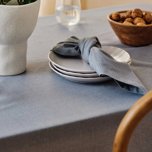 Jetty Mineral Blue Cotton Napkins