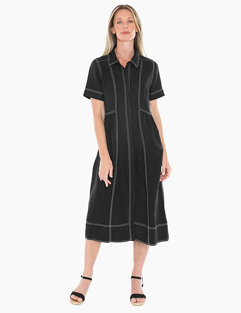 Contrast Stitch Dress