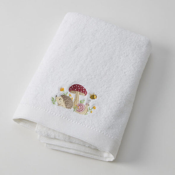 Mushroom Meadow Bath Towel and Face Washer Set