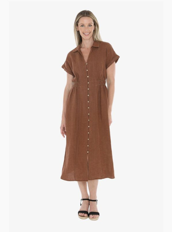 Elastic Waist Dress - Nutshell