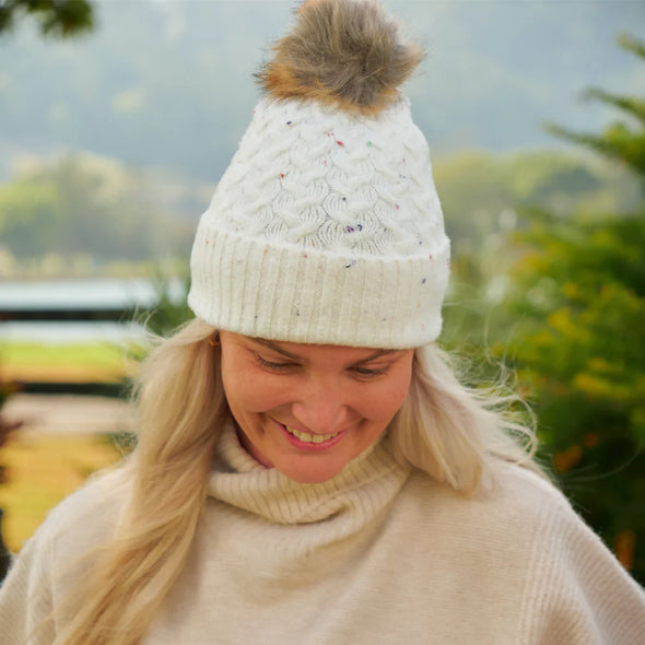 Cable knit - Snood And Beanie Set