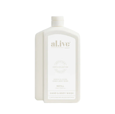al.ive body Mango And Lychee Hand/Body Wash Refill