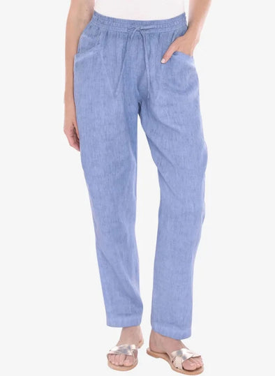 Coastal Pigment Linen Pant