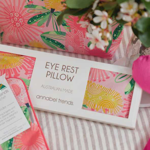 Eye Rest Pillow - Pink Banksia