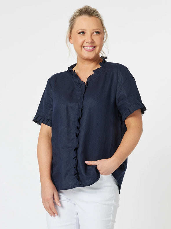 Tiffany Top - Navy