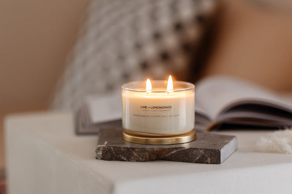 Meeraboo Lime + Lemongrass Soy Candle