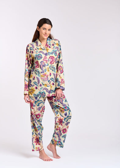 Arabella Pyjama Set | Long Sleeve - Autumn Floral