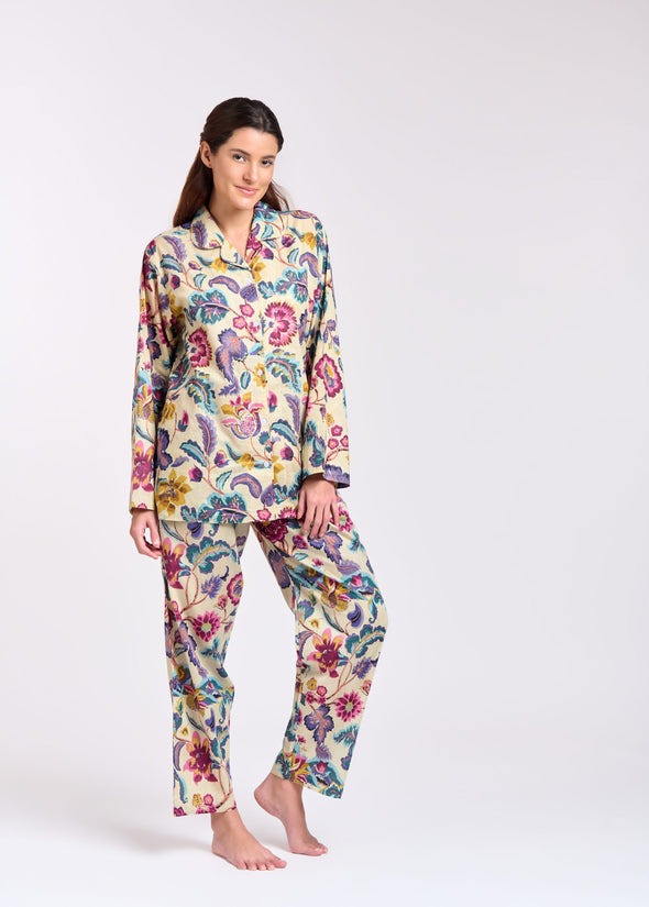 Arabella Pyjama Set | Long Sleeve - Autumn Floral