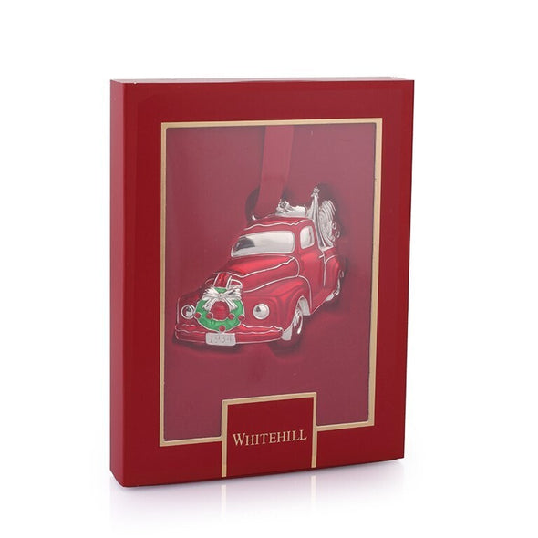 Red Truck Hanging Christmas Ornament