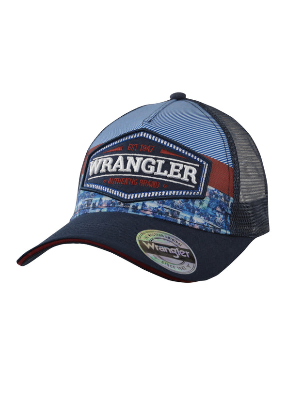 Wrangler Henry Trucker Cap - Royal Blue