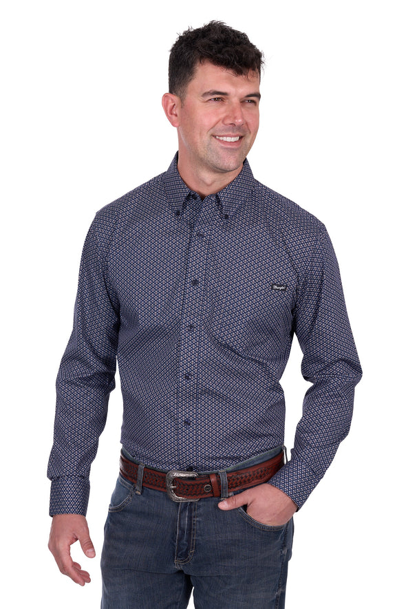 Wrangler Mens Carl Long Sleeve Shirt
