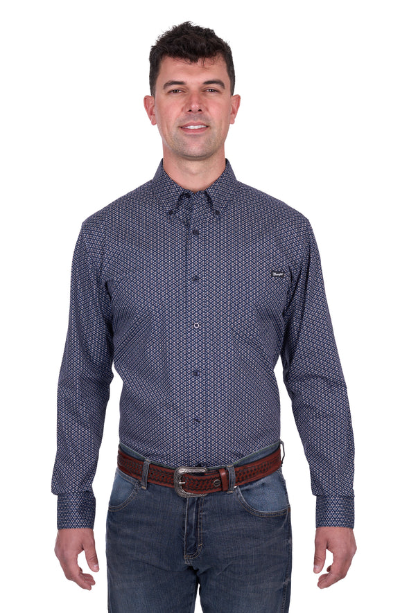 Wrangler Mens Carl Long Sleeve Shirt