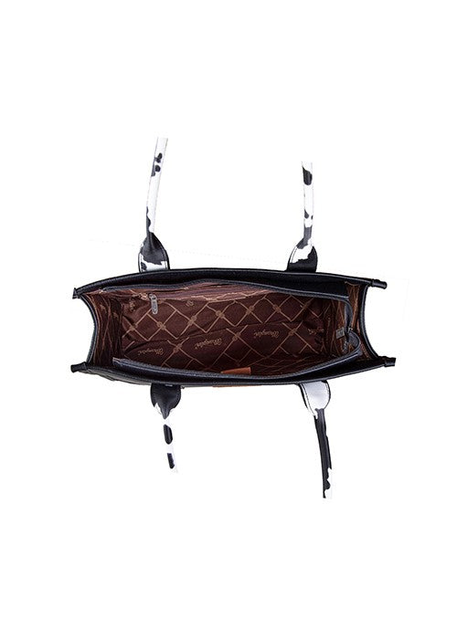 Wrangler Cow Print Tote Bag