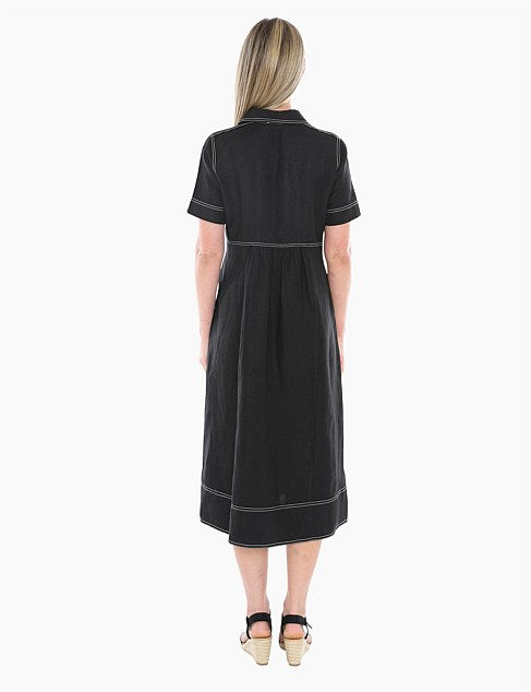 Contrast Stitch Dress