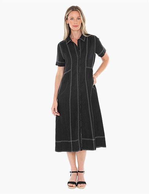 Contrast Stitch Dress