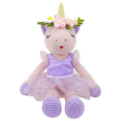 Knitted Unicorn - Purple