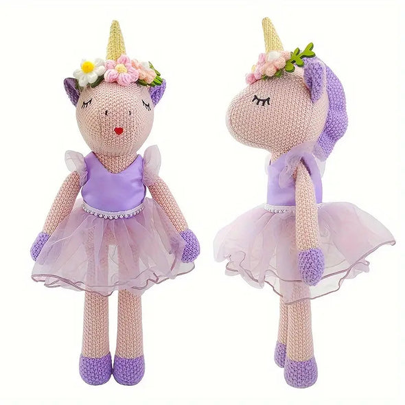 Knitted Unicorn - Purple