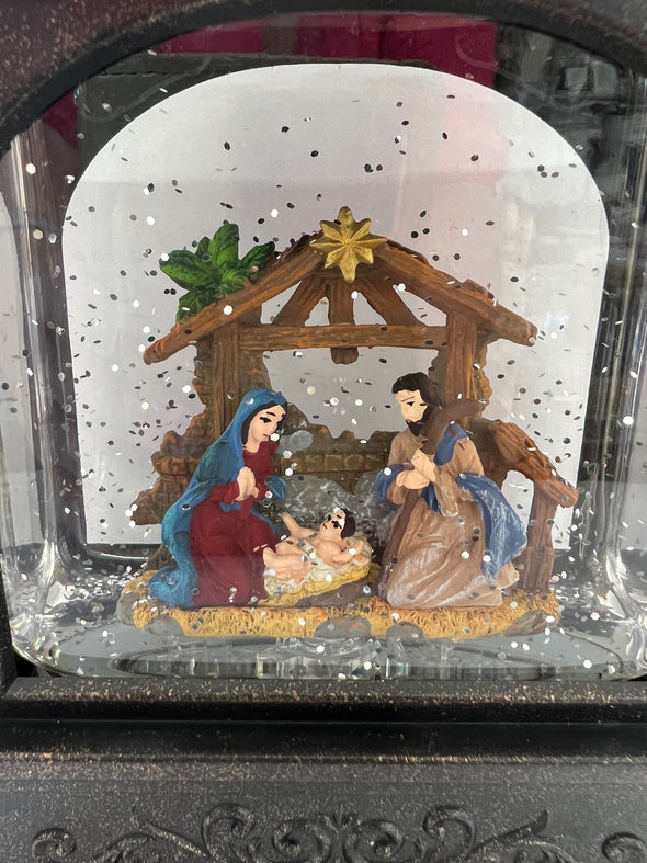 Nativity Scene Water Lantern
