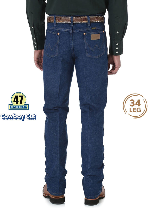 Wrangler Cowboy Cut Slim Fit Jeans - 34 Leg