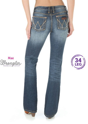 Wrangler Retro Mid Rise Mae Jeans