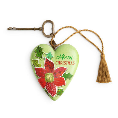 Art Heart - Poinsettia Merry Christmas