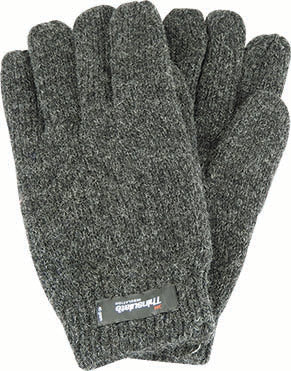Mens Ragg Wool Thinsulate Glove - Charcoal