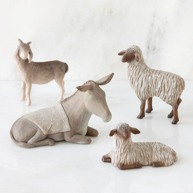Willow Tree - Sheltering Animals for The Holy Family (Set of 4)
