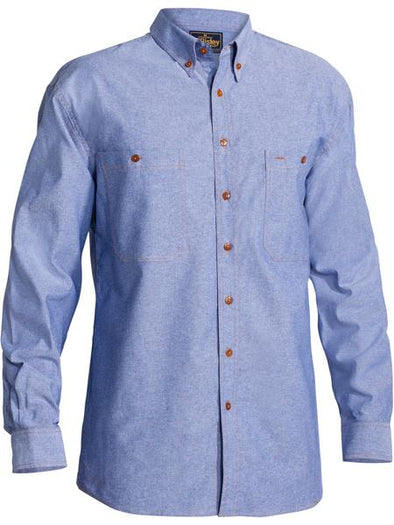 Bisley Cotton Chambray LS Shirt