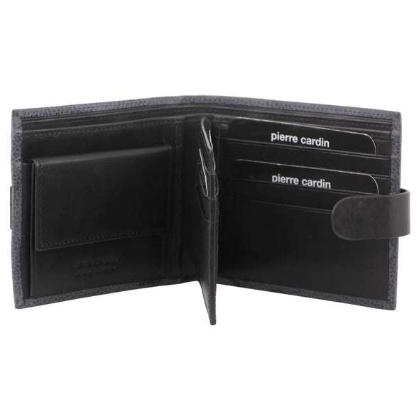 Pierre Cardin Embossed Leather Tab Wallet