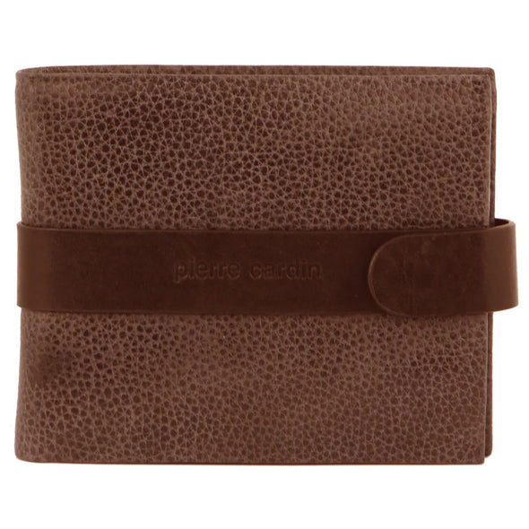 Pierre Cardin Embossed Leather Tab Wallet